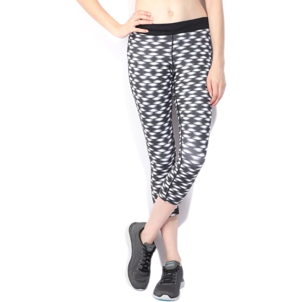 Nike Running Black and White Tights